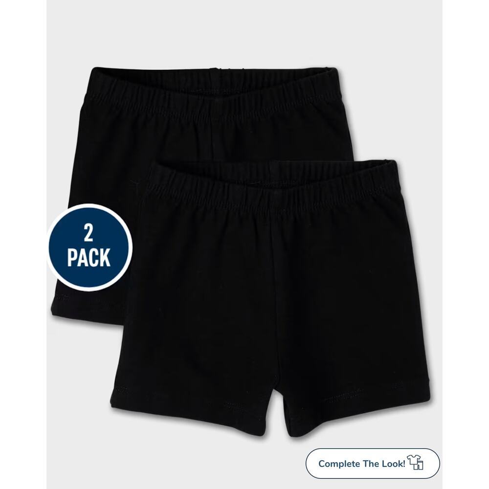 The Children’s Place  Toddler Girls Cartwheel Shorts Black Size 4T New